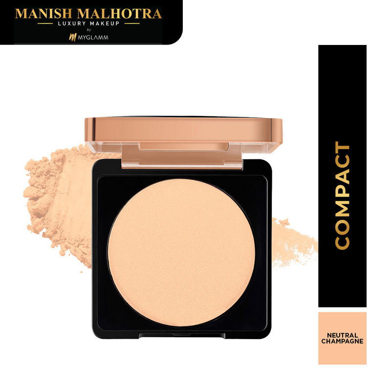 MyGlamm Manish Malhotra Beauty Skin Awakening Compact - Neutral Champagne