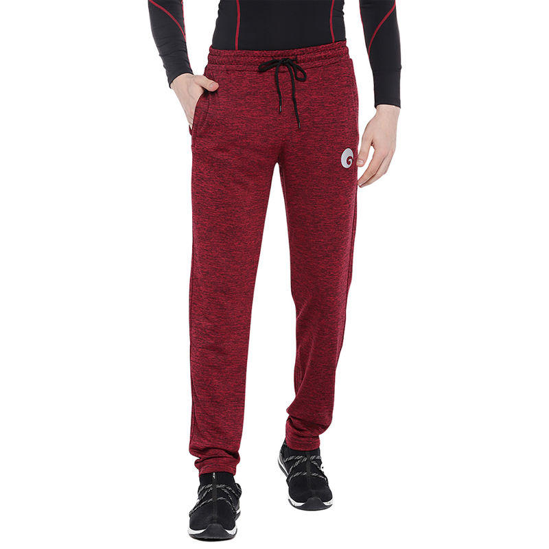 Omtex Polyester Royal Track Pants 12 for Sports and Gym for Men - Red - X-Large (XL)