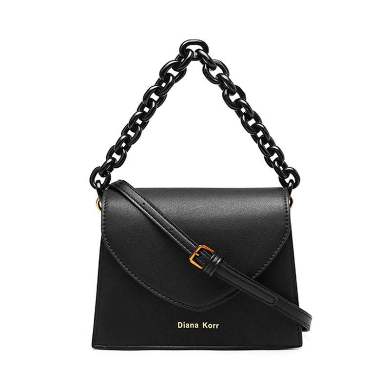 Buy Diana Korr Lady Lena Diana Broad Chain Detail Sling Bag Black Online