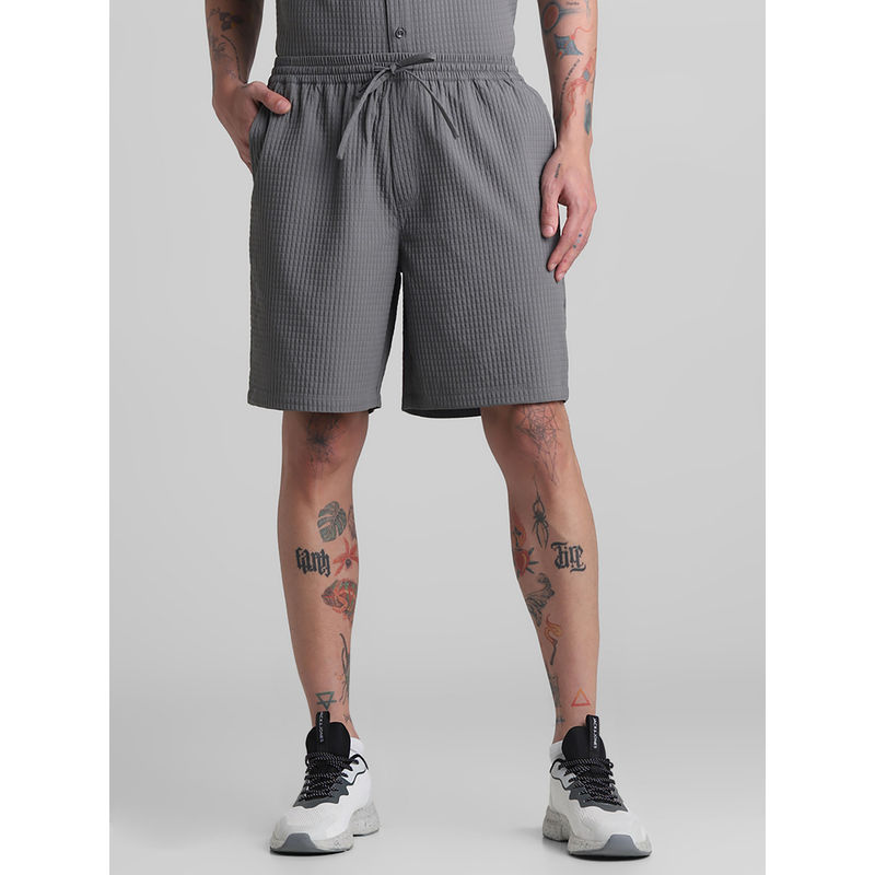Jack & Jones Grey Regular Fit Shorts (L)
