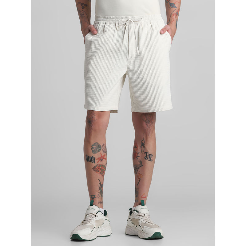 Jack & Jones White Regular Fit Shorts (S)