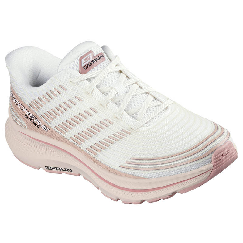 SKECHERS Women GO RUN CONSISTENT 2.0 - SENNA Off White Running Shoes (US 8)