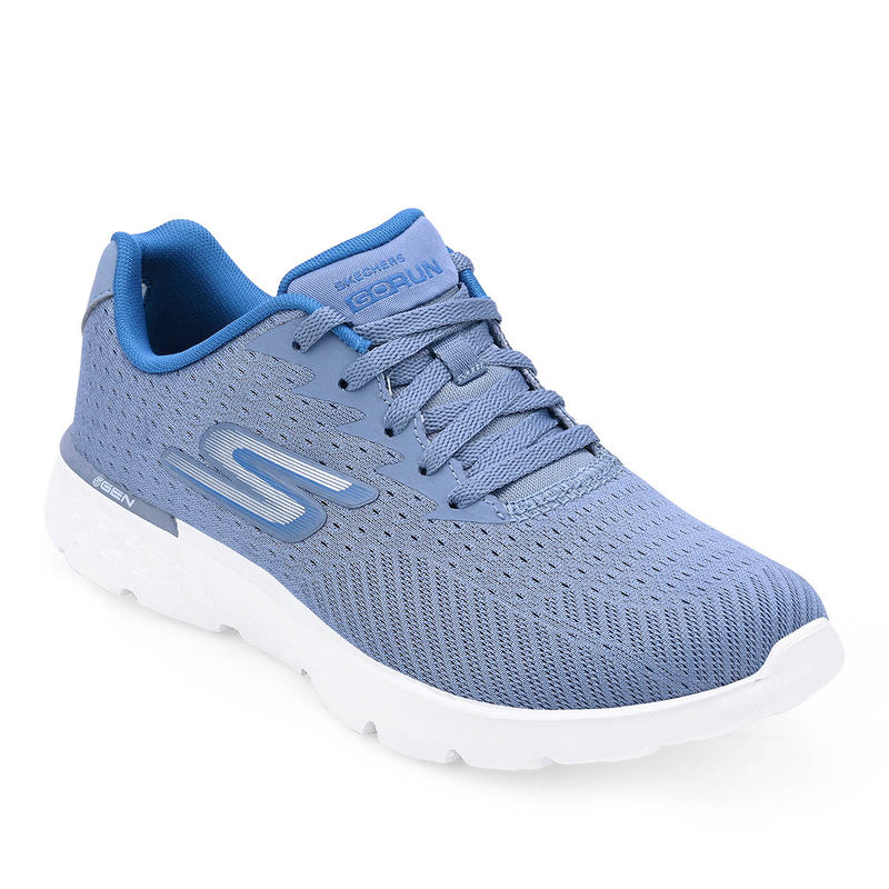 SKECHERS Womens GO RUN 400 - SOLE Blue Running Shoes (US 10)