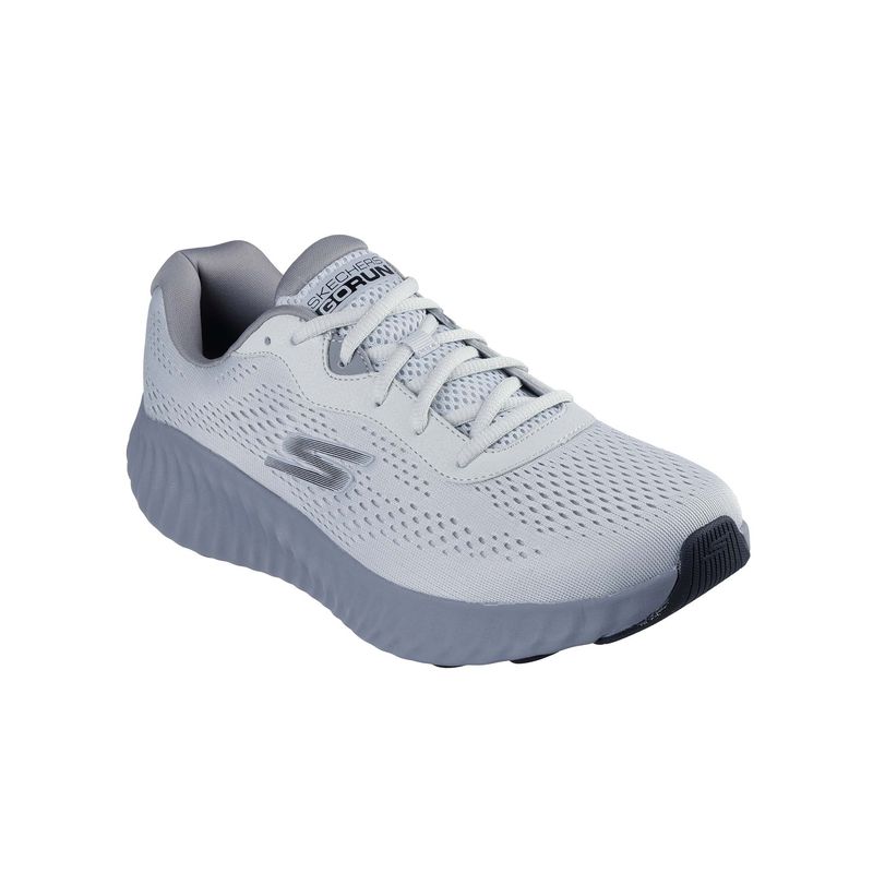 SKECHERS Men GO RUN NOW - LIGHTDRIVE Grey Lace Up Running Shoes (US 7)