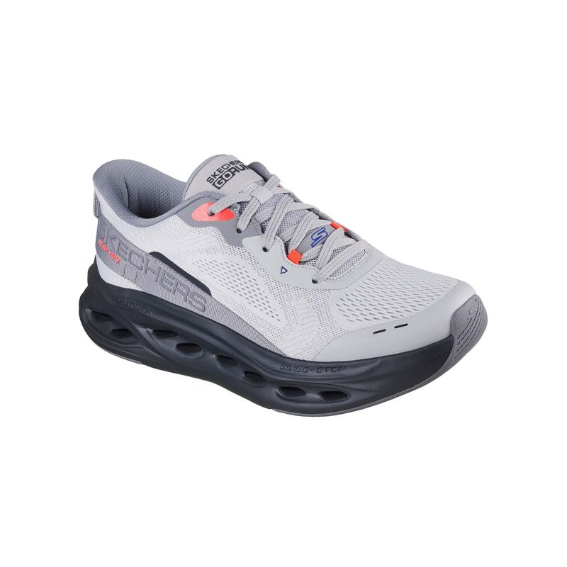 SKECHERS Men MAX CUSHIONING GLIDE-STEP - Grey Running Shoes (US 7)