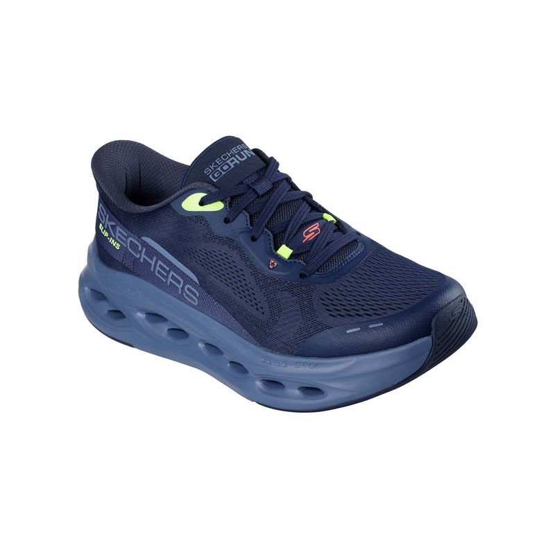SKECHERS Men MAX CUSHIONING GLIDE-STEP A Navy Blue Running Shoes