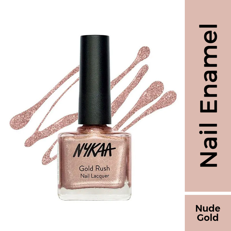 Nykaa Gold Rush Nail Lacquer - Champagne Gold 122