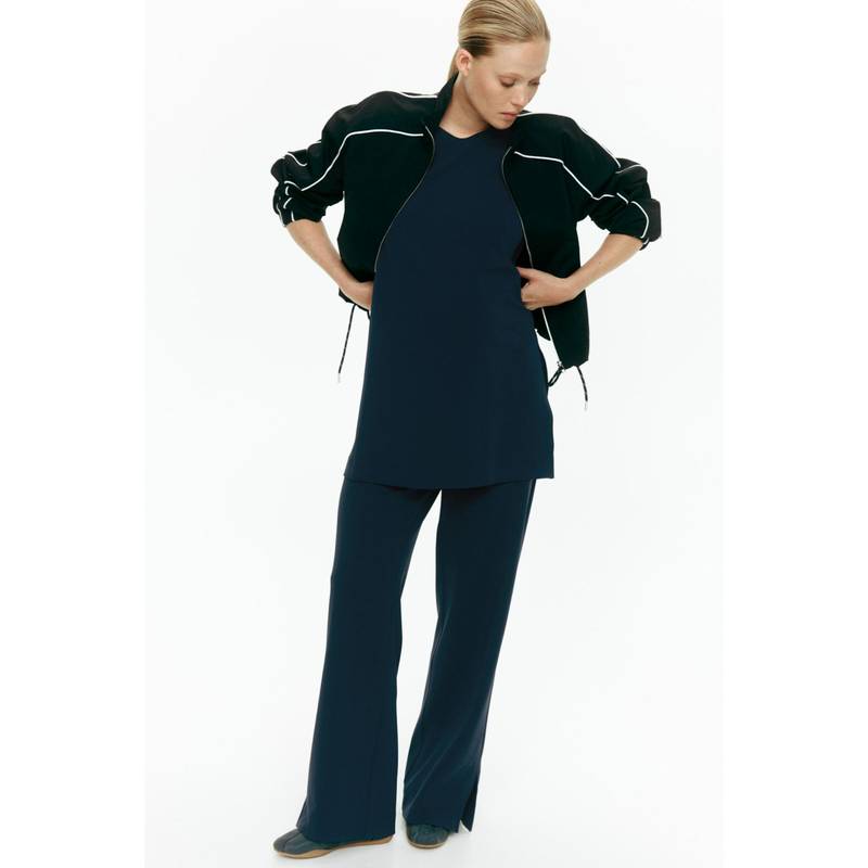 H&M Women Blue MAMA 2-Piece Jersey Set (XS)
