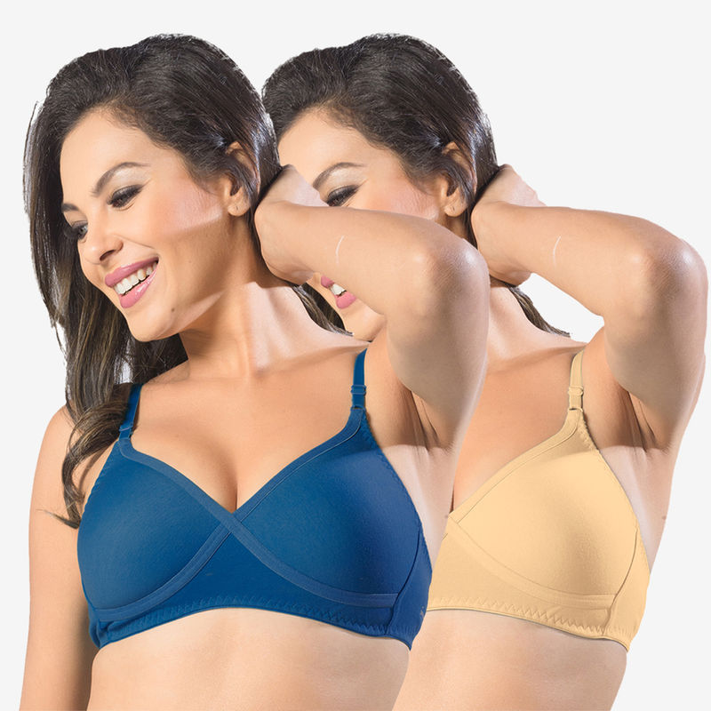 Sonari Violet Non Padded T-Shirt Bra - Multi-Color (32B)