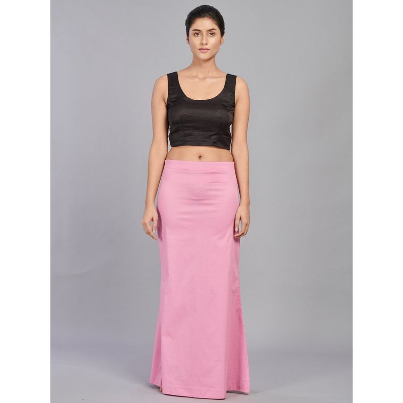 I AM BY DOLLYJAIN Cotton Lycra D'coat Pink (S)