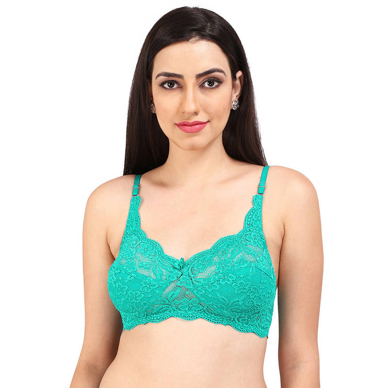Bralux Women's Angeleena Mintgreen Color Bra 32B