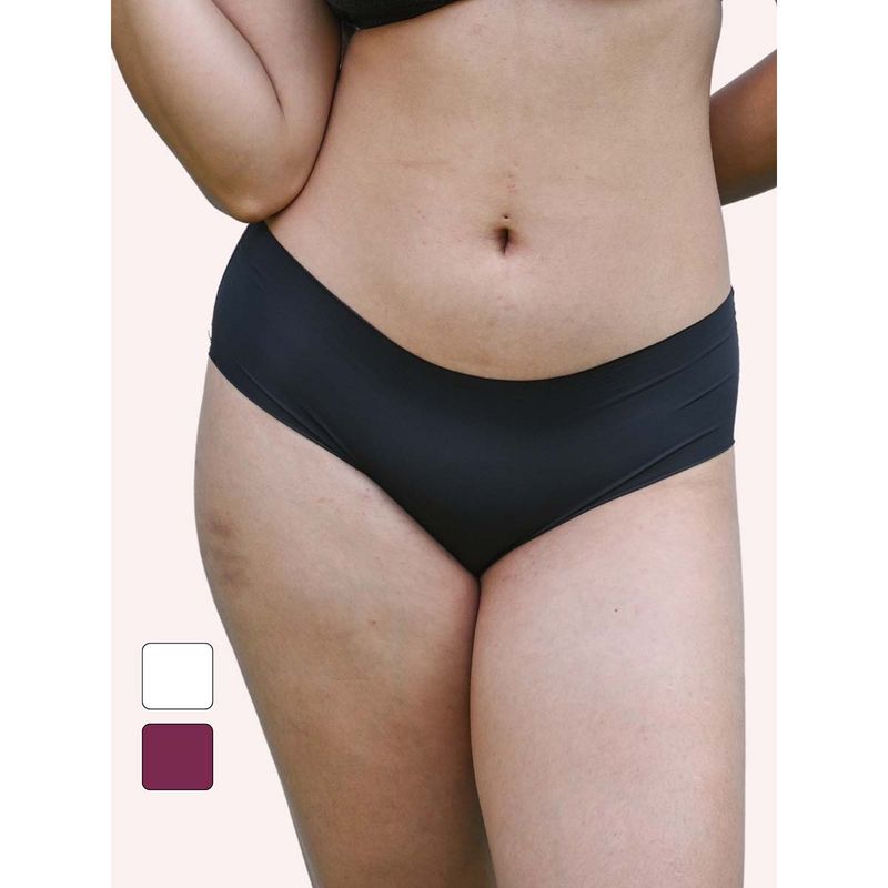 TFW Women Multi-Color Seamless Hipster (Pack of 3) (S)