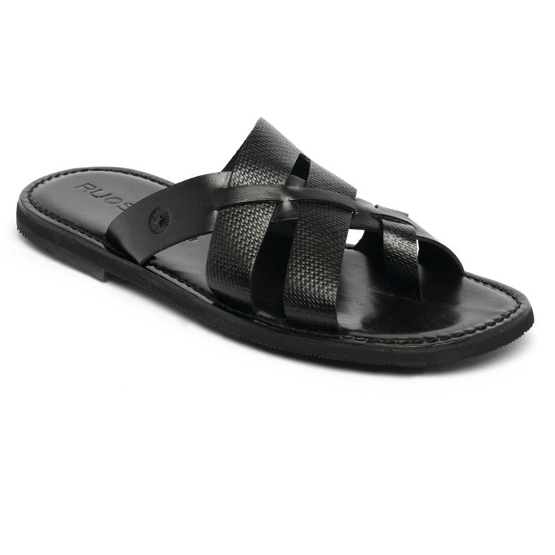 Ruosh Mens Footwear Open Slipper Black (UK 10)