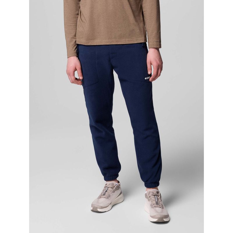 Columbia Navy Blue Solid Regular Joggers (L)