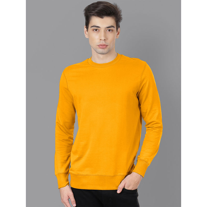 Free Authority Regular Fit Yellow Sweatshirt (L)