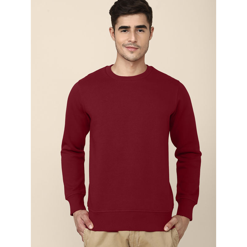 Free Authority Regular Fit Red Sweatshirt (M)