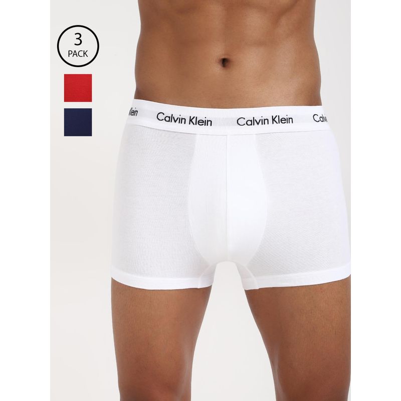 Calvin Klein Mens Multi Color Trunk (Pack of 3) (L)
