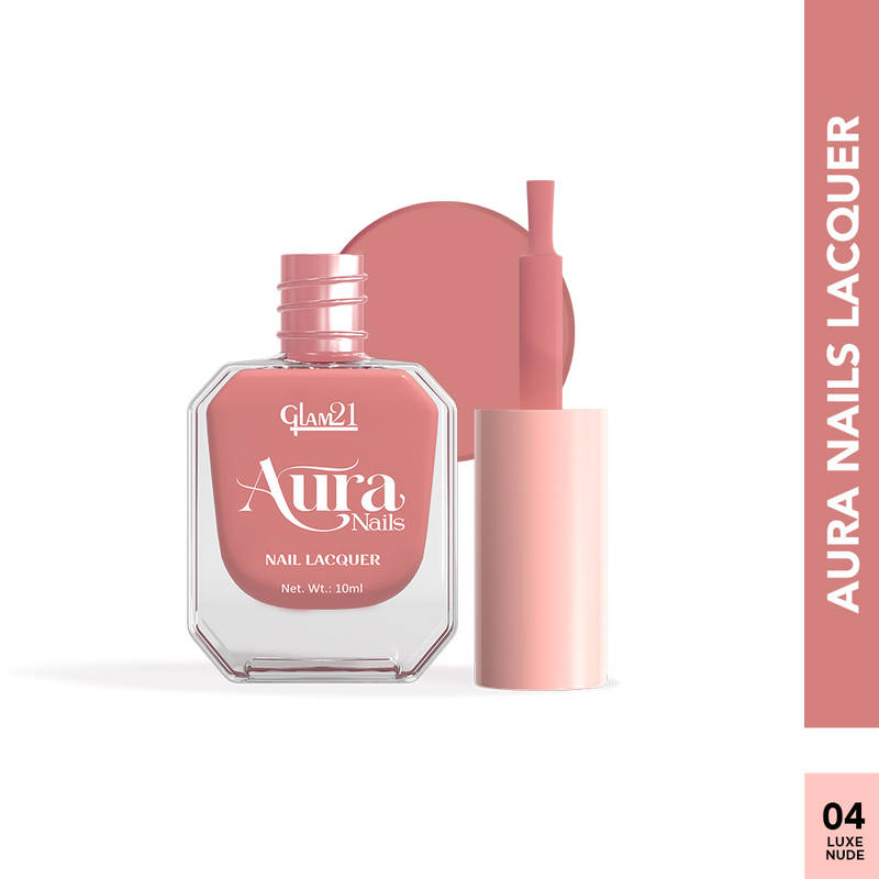 GLAM21 Aura Nails Lacquer - Luxe Nude