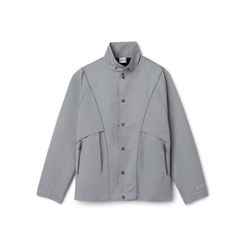 Asics Unisex Grey Woven Jacket (XS)