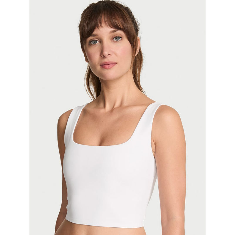 Victoria's Secret White Vsx Incredible Coverage Padded Top (S)