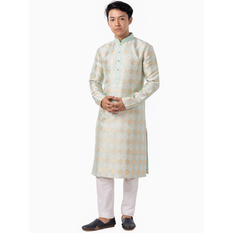 THE KURTA COMPANY Mint Green Kurta (38)