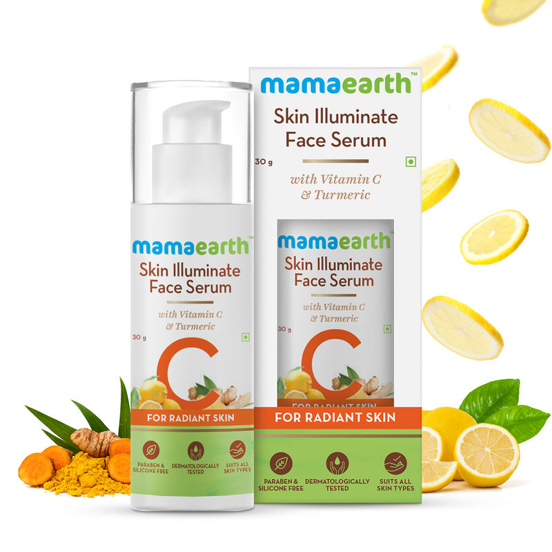 Mamaearth Skin Illuminate Face Serum With Vitamin C Turmeric For Radiant Skin Buy Mamaearth Skin Illuminate Face Serum With Vitamin C Turmeric For Radiant Skin Online At Best Price In