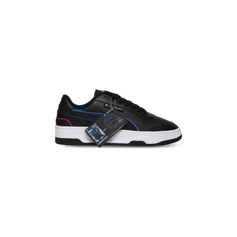 Puma BMW M Motorsport CA Match Leather Black Sneakers (UK 7)