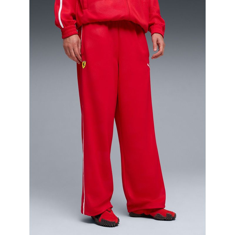 Puma Scuderia Ferrari Men T7 Oversized Straight Track Pant (L)