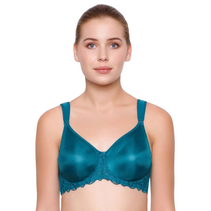 Triumph Minimizer 151 Wired Non Padded Comfortable Support Big Cup Bra - Green (34C)