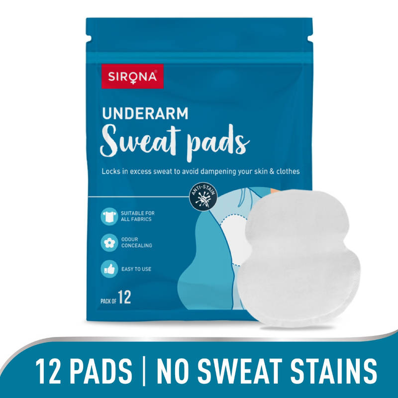 Sirona Ultra Thin Disposable Underarm Sweat Pads for Men & Women | Anti-Sweat Stain Protection Guard