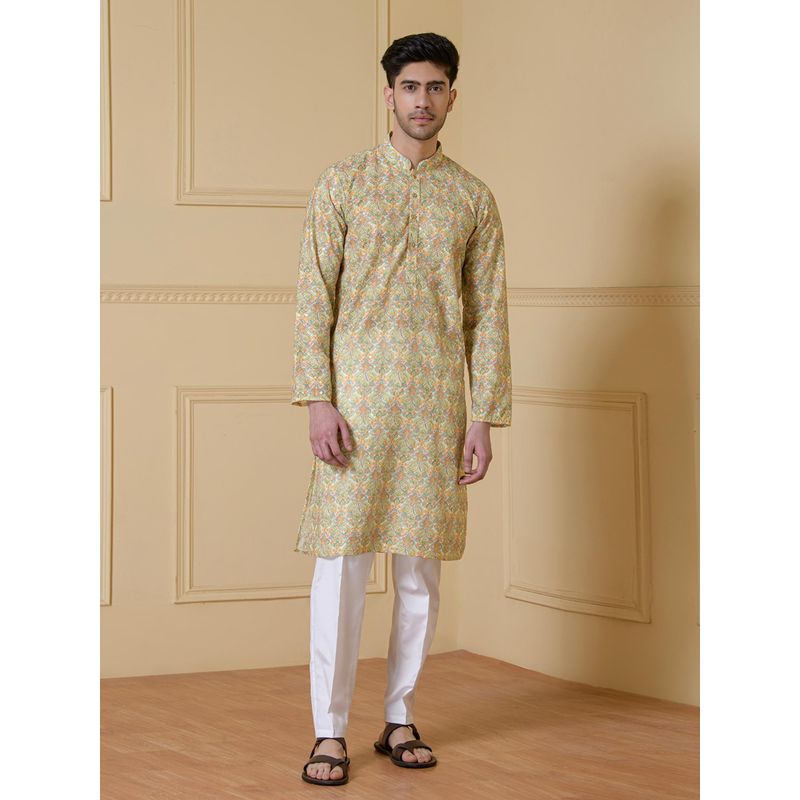 SATWAA Vibrant Harmony Printed Men Kurta (36)