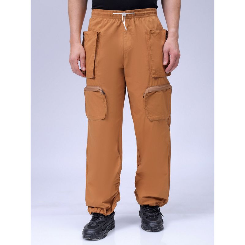 The Indian Garage Co Men Relaxed Fit Solid Mid-Rise Joggers (28)