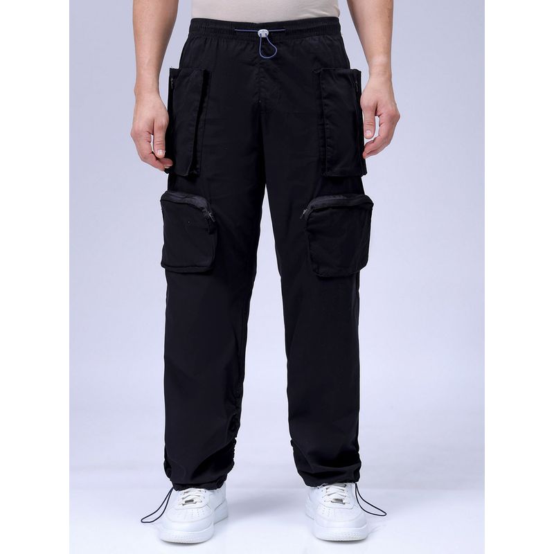 The Indian Garage Co Men Relaxed Fit Solid Mid-Rise Joggers (32)