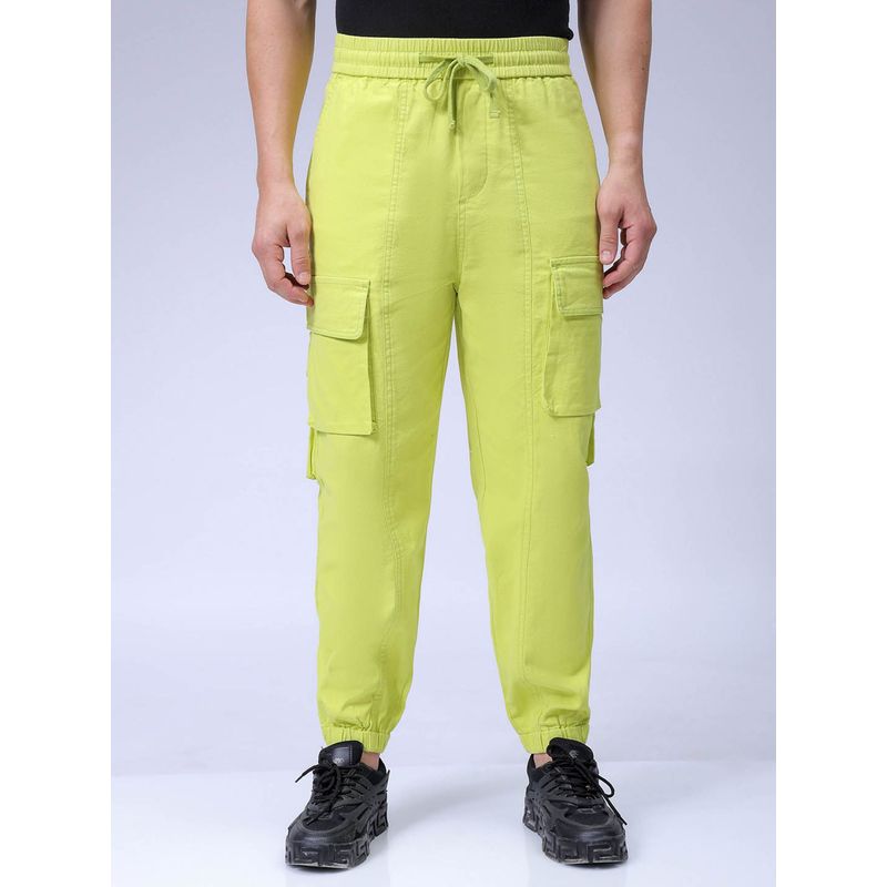 The Indian Garage Co Men Loose Fit Solid Mid-Rise Joggers (32)