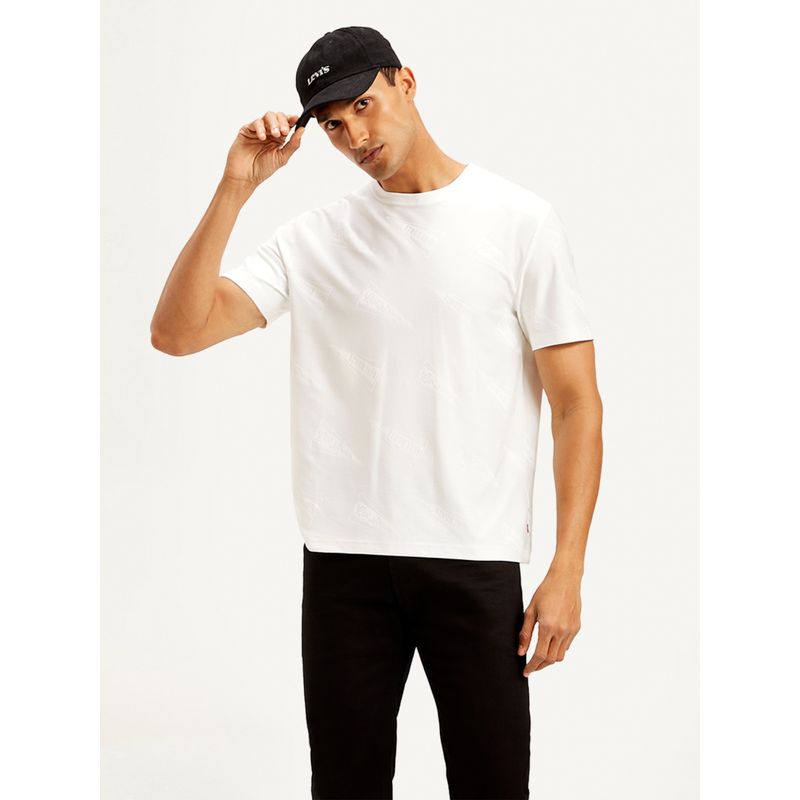 Levi's Men Brand Logo Crew Neck T-Shirt (M)