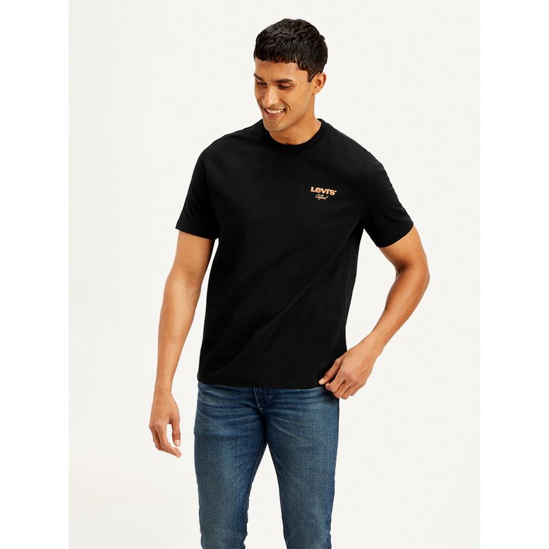 Levi's Men Solid Crew Neck T-Shirt (L)