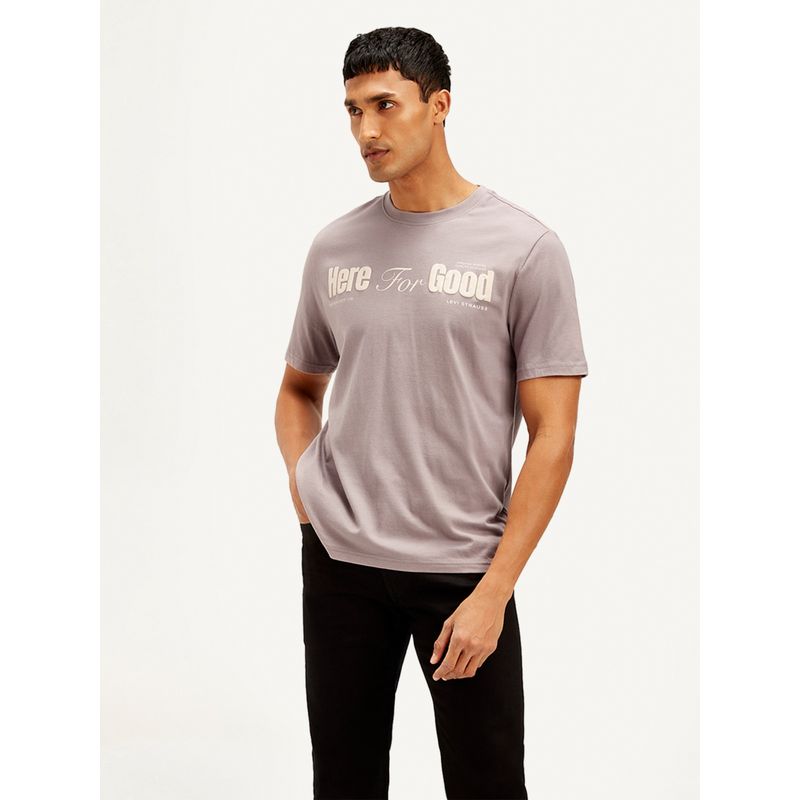 Levi's Men Typography Crew Neck T-Shirt (S)
