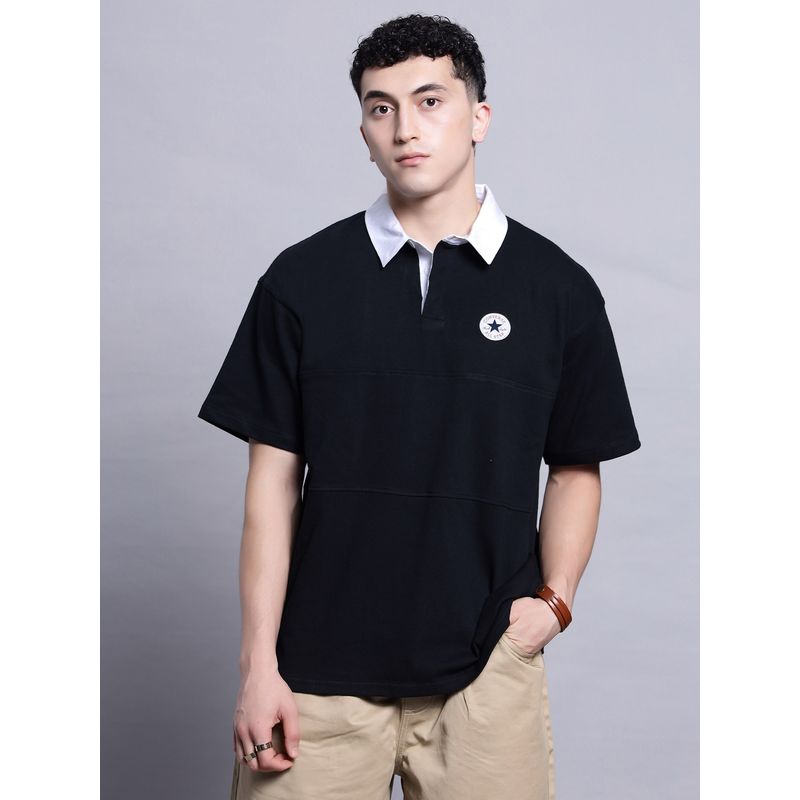 Converse Men All Star Short Sleeve Rugby T-shirt (S)