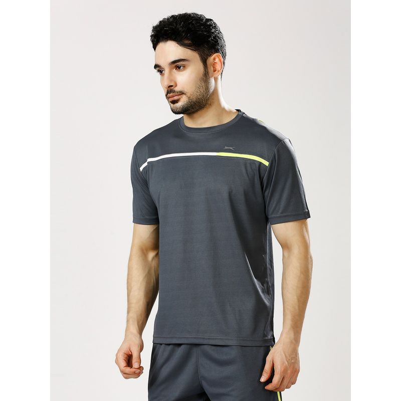 Black Panther Men's Charcoal Acti Fit T-Shirt (M)