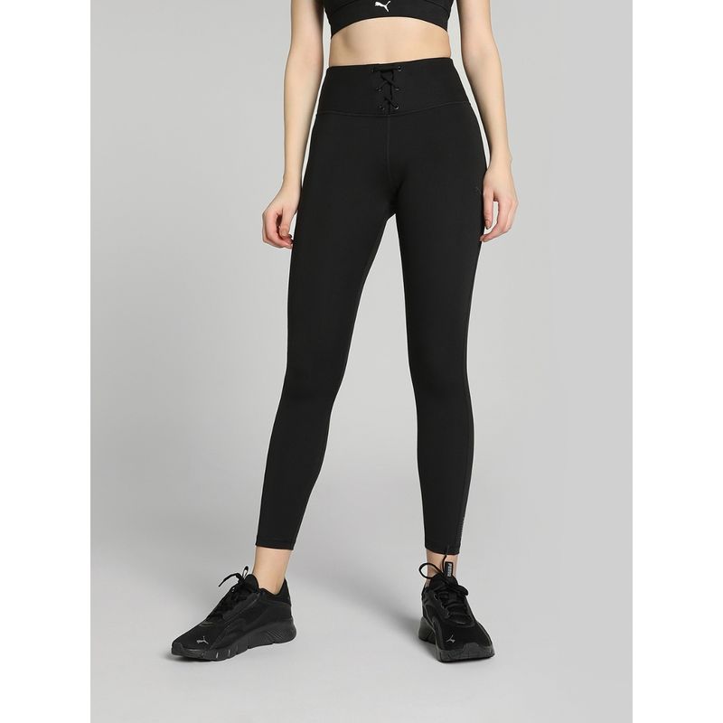 Puma TRAIN CLOUDSPUN RIB Women Black Tights (XS)