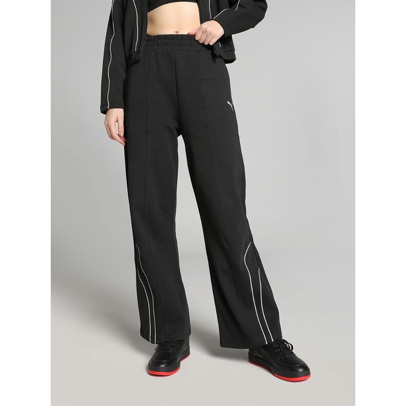 Puma Ferrari Style Women Black Trackpant (XL)