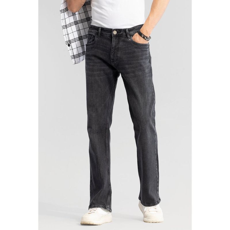 Snitch Retro Ripple Slate Grey Straight Jeans (38)
