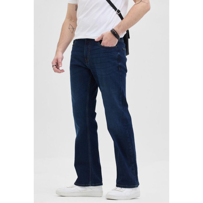 Snitch Navy Blue Straight Jeans (36)