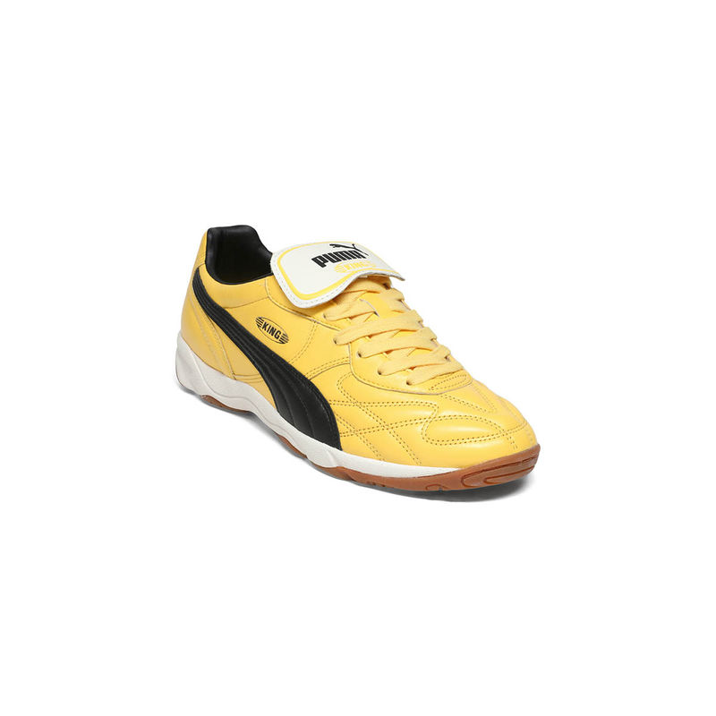 Puma Yellow King Indoor Unisex Sneakers (UK 3)