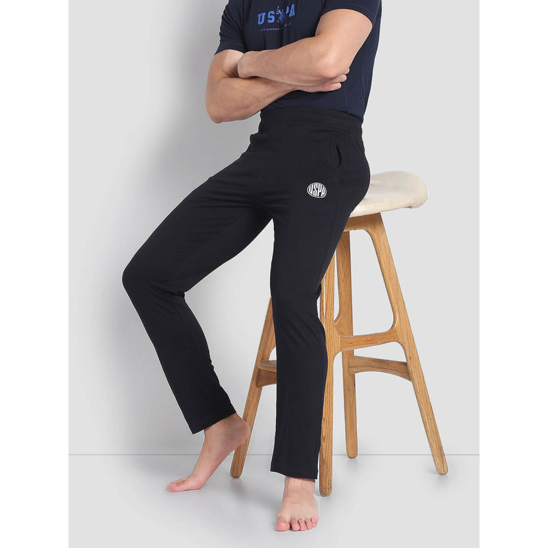 U.S. POLO ASSN. Relaxed Fit LR002 Lounge Track Pants Black (L)