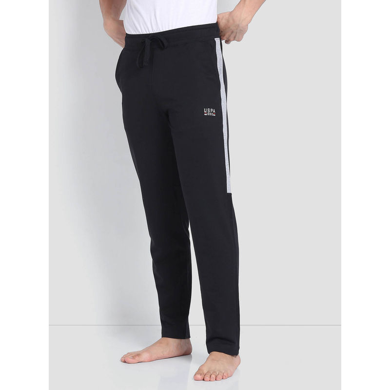 U.S. POLO ASSN. Solid Cotton OR001 Track Pants Black Buy U.S