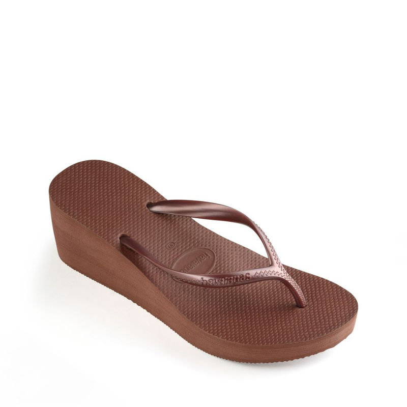 Havaianas Brown Sandalias High Fashion FC Wedges EURO 35 36