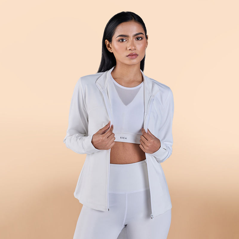 Kica Gym Training Jacket In Second SKN Fabric With A High Neck (XS)