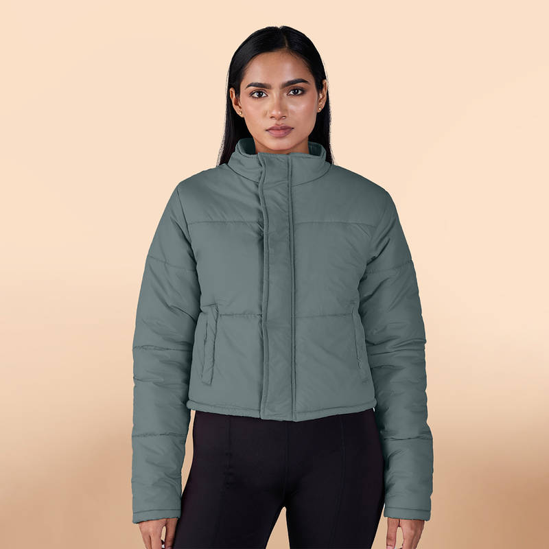 Kica Cropped Puffer Jacket For Everyday (2XL)