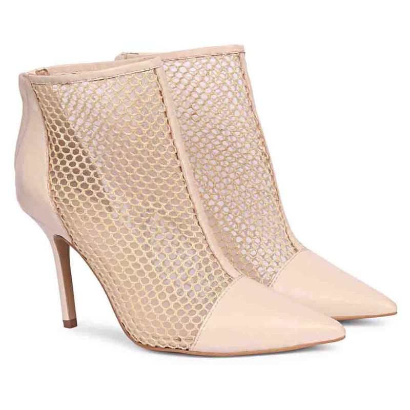 Saint G Kinslee Peach Mess Suede Leather Pumps (UK 3)